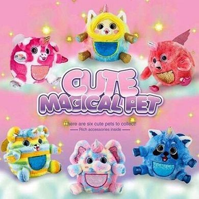 Мягкая игрушка для девочек Cute Magical Pet (6 видов на выбор, 3 мелодии, свет, запись голоса) 933-56 E