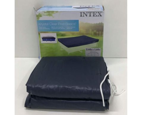 Тент для каркасних прямокутних басейнів Intex 28036 (260-160см)