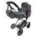 Коляска для кукол 2в1 Carrello Alfa с сумкой 9707 GREY Серая