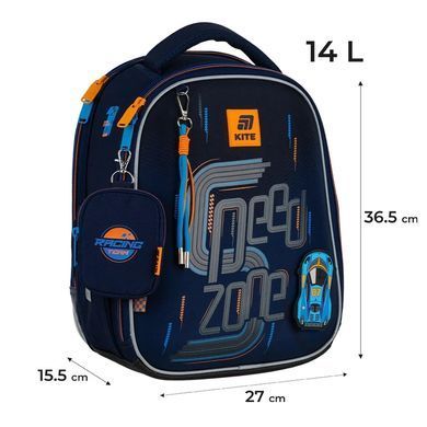 Рюкзак шкільний ортопедичний каркасний (на зріст 115-130 см) Kite Education Speed Zone