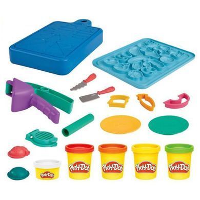 Набір для творчості із пластиліном Play-Doh Маленький Шеф (5 кольорів, інструменти, трафарет) F6904