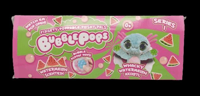М'яка іграшка міні Bubble Pops Кавунний аксолотль (плюш) 2402005/9