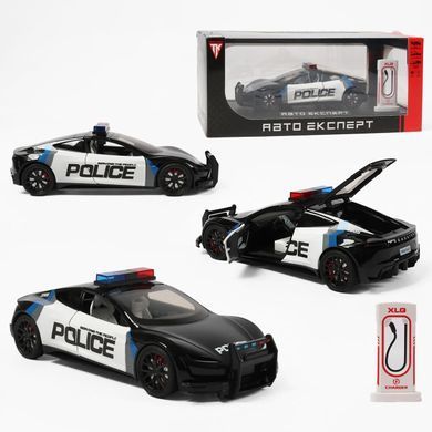 Машинка Police "Авто Эксперт" (электромобиль, зарядная станция, масштаб 1:24, звук, свет, инерция, открывающаяся дверь)&nbsp;RS-17401