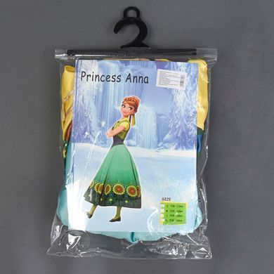Карнавальный костюм для девочки Принцесса Анна Frozen (размер M, рост 120 см) С 23001