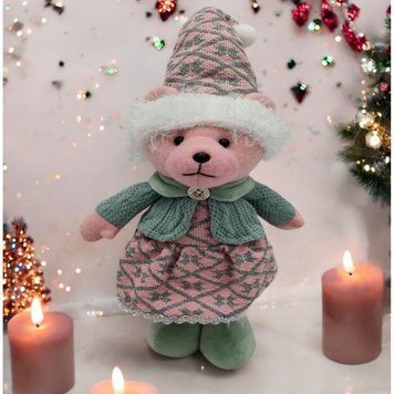 Игрушка декоративная новогодняя Медвежонок (высота 28 см) C 67833