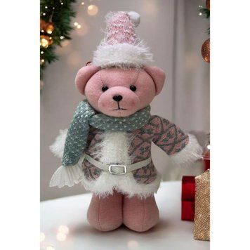 Игрушка декоративная новогодняя Медвежонок (высота 28 см) C 67834