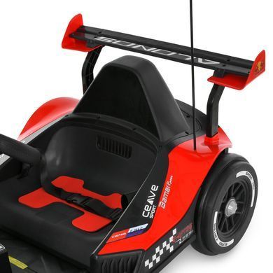Электрокарт детский Bambi (р/у, моторы 2*150W, аккум. 24V14AH, MP3, USB, BLUETOOTH) M 6322EBLR-3 Красный