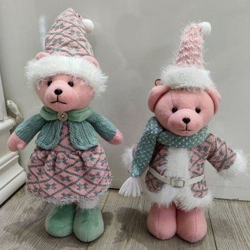 Игрушка декоративная новогодняя Медвежонок (2 вида, высота 28см) C 67884