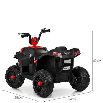 Квадроцикл электрический детский (1 мотор 40W, 1 аккум 6V4) Bambi M 4131EL-3 Красный