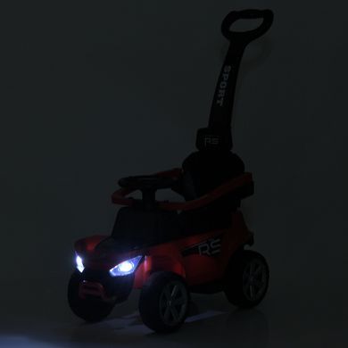 Каталка-толокар с родительской ручкой электромобиль (мотор 25W, 6V4AH) Джип Bambi M 5764EBLR-6 Желтый